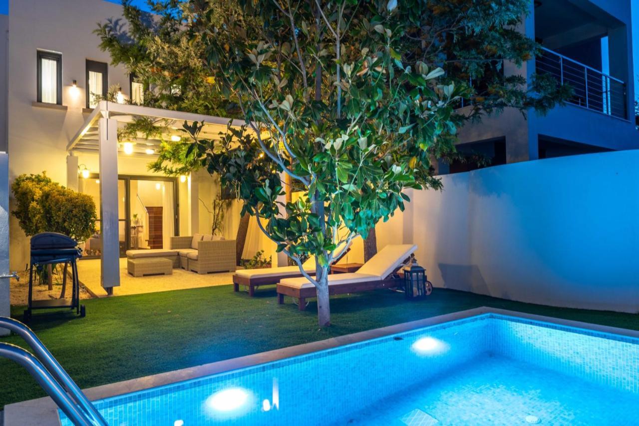 Romantic, Homely Villa Aura W Heated Pool Skalanion ภายนอก รูปภาพ